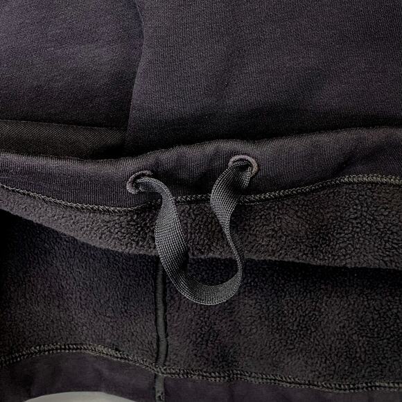 Wilsons Cropped Sweatshirt Wms Sz XS/S Gray Brown Faux Leather Logo Sportswear - Picture 5 of 13